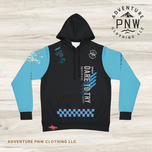 Pacific Northwest Adventure Hoodie, Cozy Athletic Sweatshirt for Outdoor Lovers, Perfect Gift for Hikers, Weekend Getaway, Fall Fashion