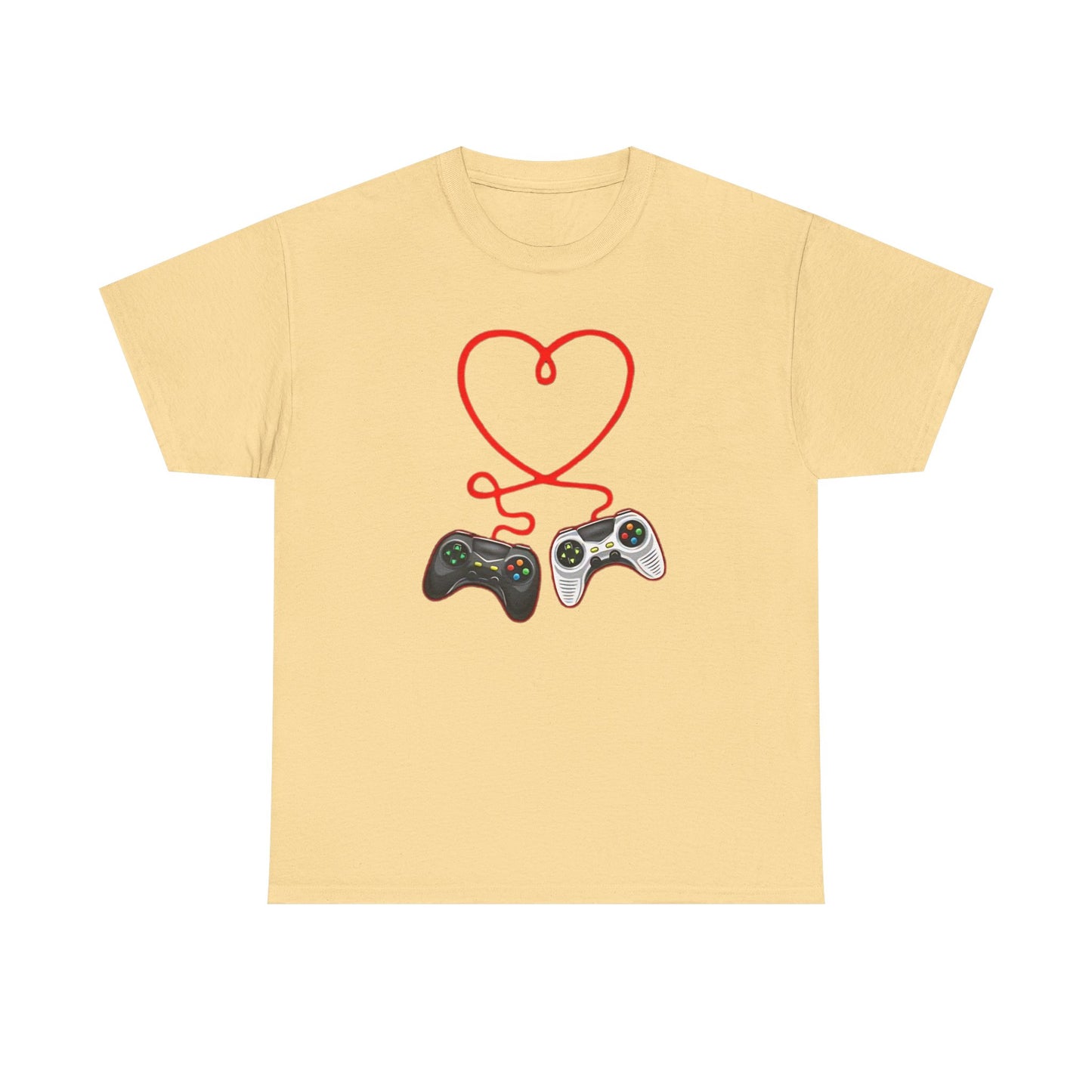Video Gamer Valentines Day T-Shirt, Gamer Heart Tee, Valentines Gift for Him or Her, Unisex Gaming Shirt, Controller Love  Unisex Shirt