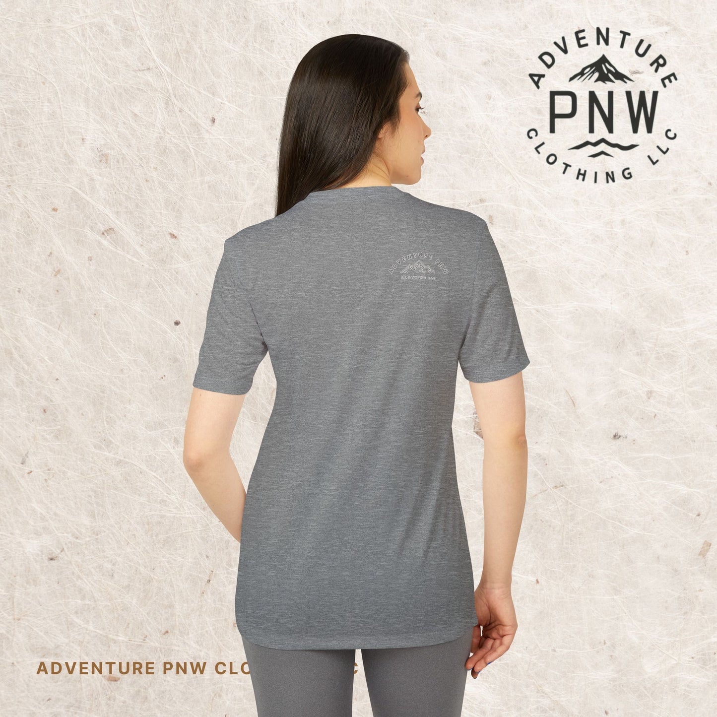 Adventure Adidas Eco PNW Mountain Camping Tee – Unisex