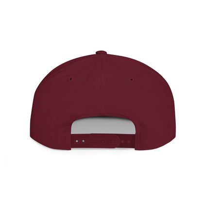 Run on the Wild Side Flat Bill Snapback Hat, Cool Unisex Cap for Outdoor Adventures, Trendy Hat for Summer Festivals, Great Gift for Nature