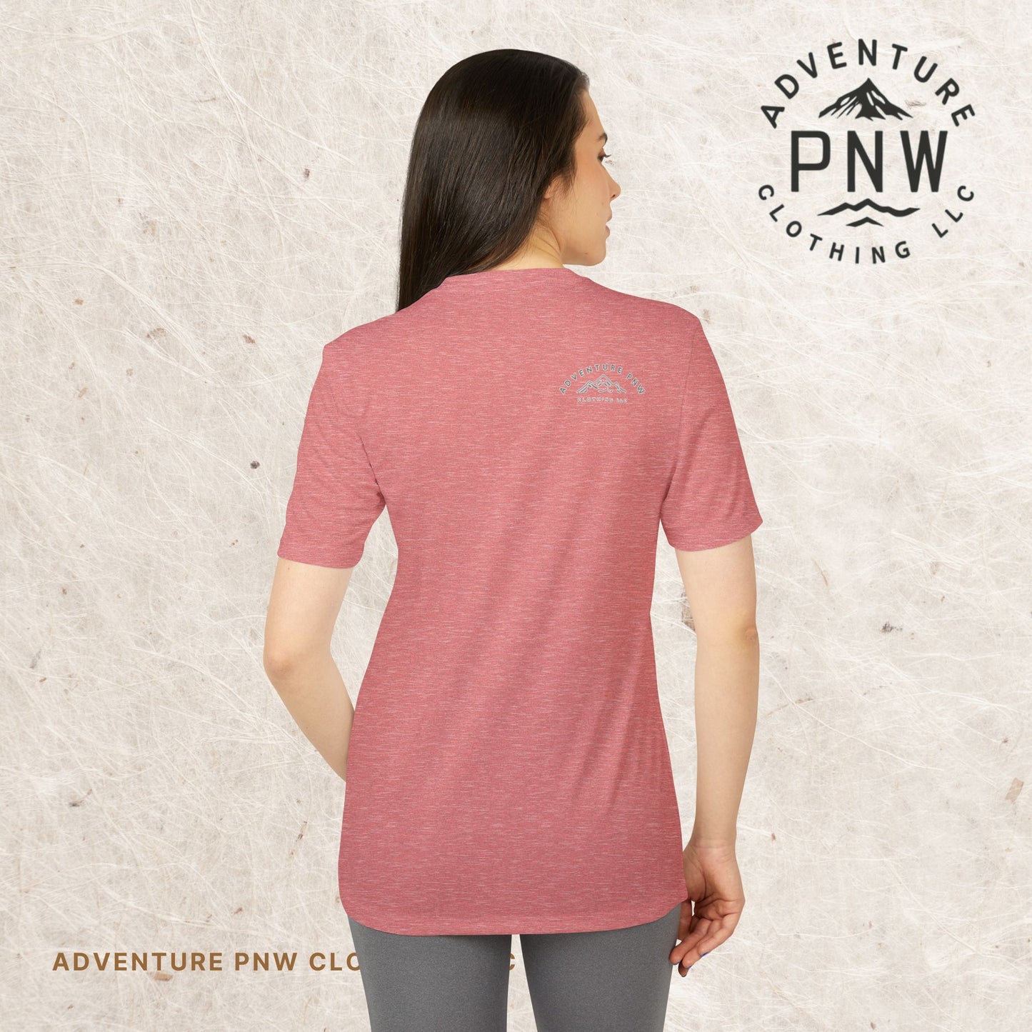 Adidas® Eco-Friendly Adventure PNW Mountain Camping Unisex T-Shirt | Sustainable & Stylish