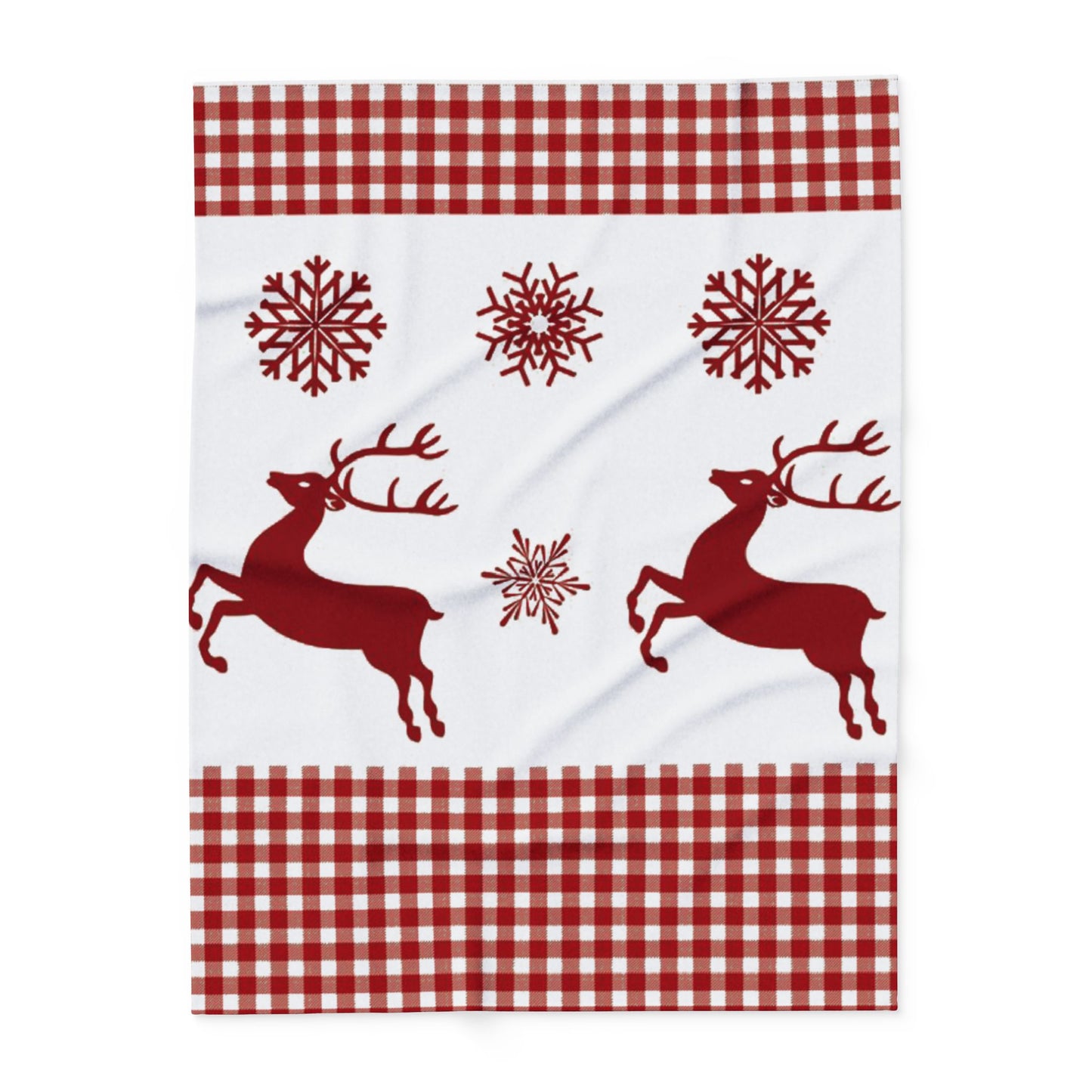 Arctic Adventure Christmas Fleece Blanket | Soft & Warm Holiday Throw | Christmas Decorations