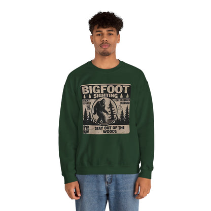 Bigfoot Retro Sweatshirt –Adventure Funny Sasquatch Crewneck