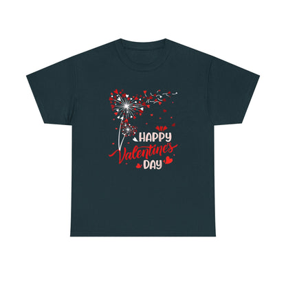 Valentines Day Dandelion Heart Tee, Love Gift T-Shirt, Women Girls Kids Shirt, Unisex T-shirt