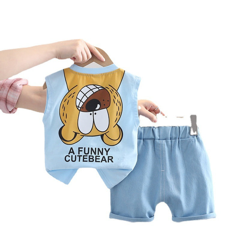 Children's Clothing Boys Vest Suit Summer