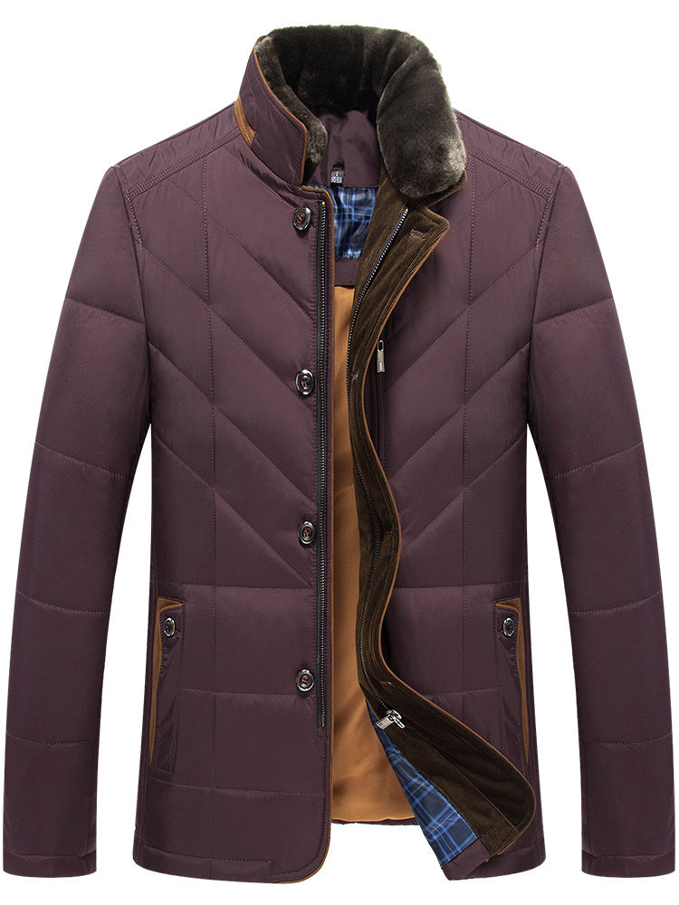 Padded Jacket | Stylish Winter Clothes | Thickened Stand-Up Collar