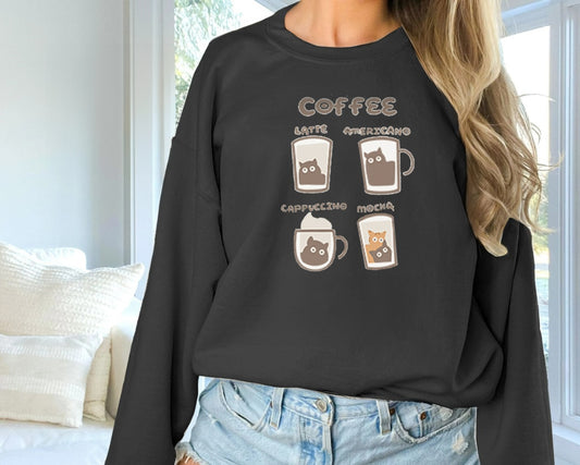 Women's Fashionable Solid Color Printed Long Sleeved Sweatshirt