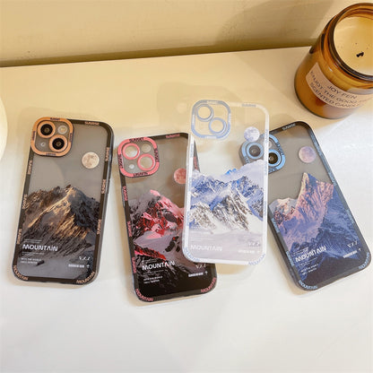 Rizhao Snow Mountain Blue Phone Case Angel Eyes Girl