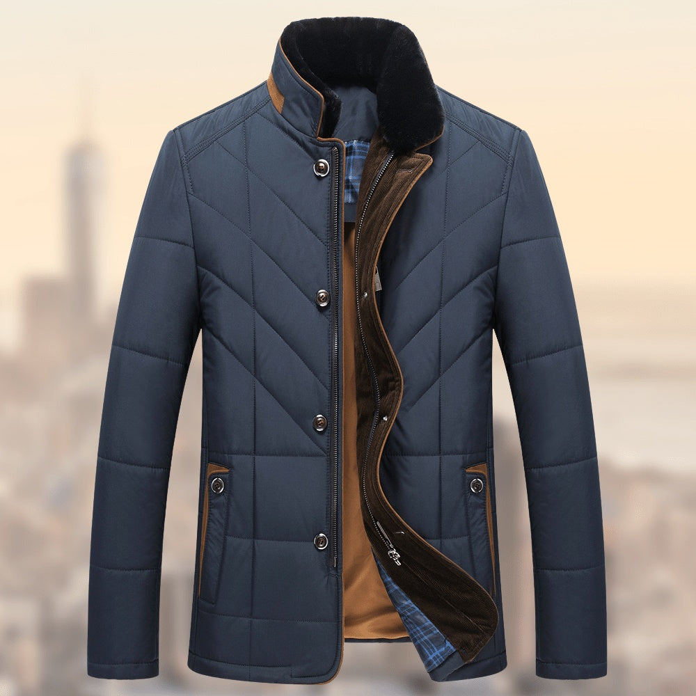 Padded Jacket | Stylish Winter Clothes | Thickened Stand-Up Collar